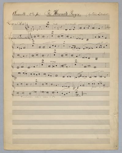 The Hermit's Prayer - Parts: Clarinet 2