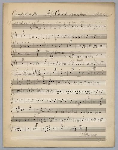 The Cadet : Ouverture - Parts: Cornet 1