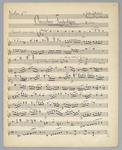 Ouverture Fantastique - Violin 1,