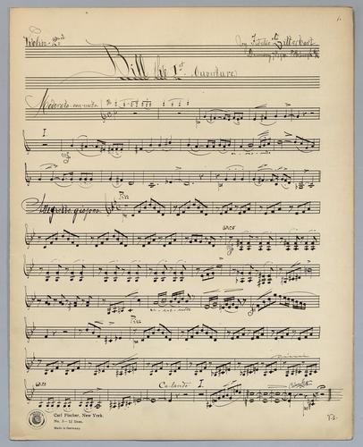 Bill the 1st - Parts: Violin 2,