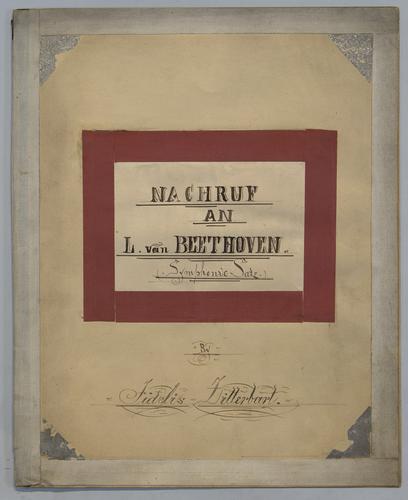 Nachruf an L. van Beethoven - Score,