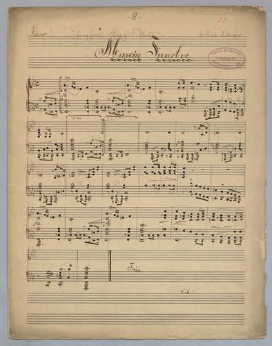 Marcia Funebre : [for] Piano