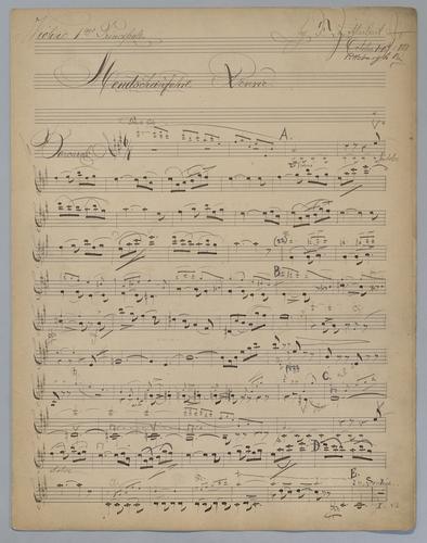 Mondscheinfahrt - Parts: Violin 1,
