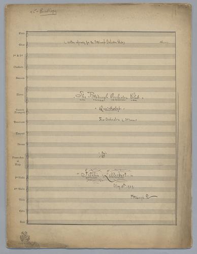 Pittsburgh Orchestra Club - Score 2,