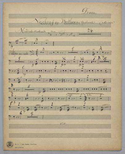 Nachruf an L. van Beethoven - Parts: Drum,