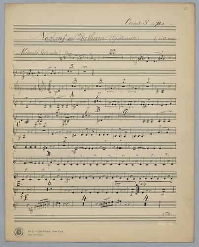 Nachruf an L. van Beethoven - Parts: Cornet 3,