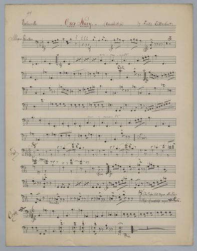 Our Navy - Parts: Violoncello