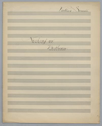 Nachruf an L. van Beethoven - Parts: Violin 2,