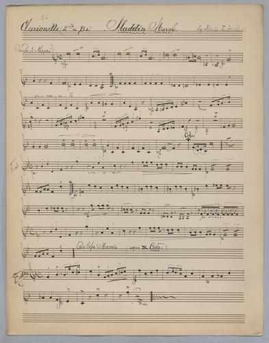 March : Aladdin - Parts: Clarinet 2