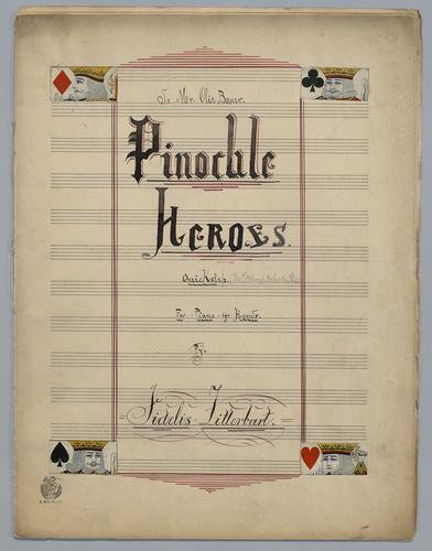 Pinochle Heroes : Quickstep (The Pittsburgh Orchestra Club) : for Piano, 4 hands,