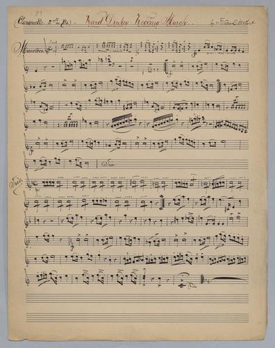 Ward Dinkey Wedding March - Parts: Clarinet 2,