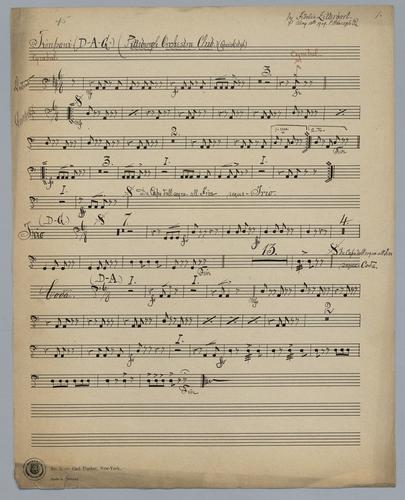 Pittsburgh Orchestra Club - Parts: Timpani,