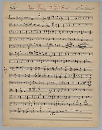 Ward Dinkey Wedding March - Parts: Viola,