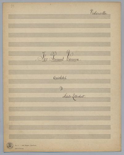 The Pennant Winners - Parts: Violoncello,