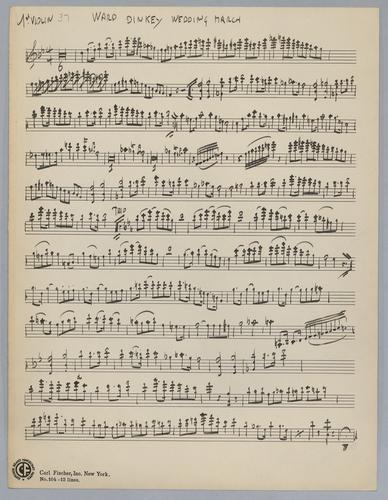 Ward Dinkey Wedding March - Parts: Violin 1,