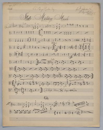 State Military March - Parts: Viola,