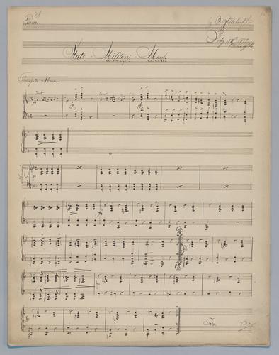 State Military March - Parts: Piano,