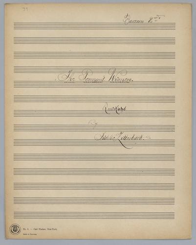 The Pennant Winners - Parts: Bassoon 2,