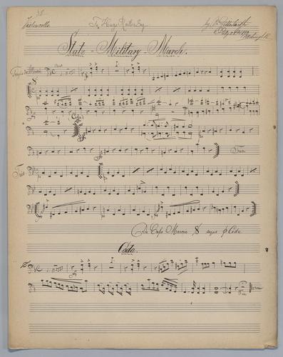 State Military March - Parts: Violoncello,