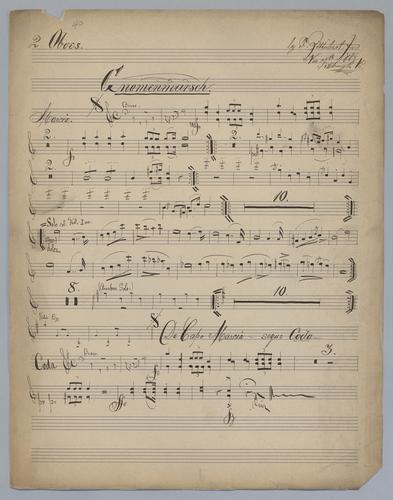 Gnomenmarsch - Parts: Oboe 1 and 2,