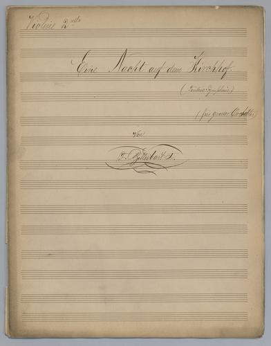 Eine Nacht auf dem Kirchhof - Parts: Violin 2,