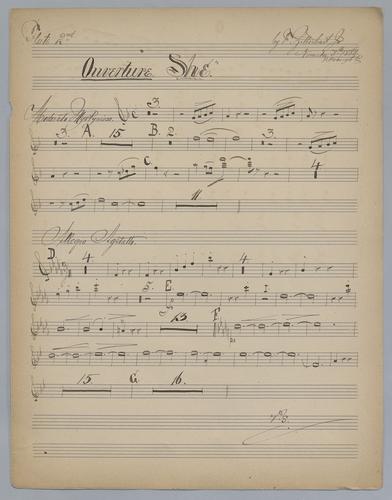 Ouverture : She - Parts: Flute 2,