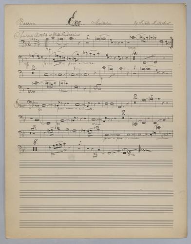Meditation : "Eve"- Parts: Bassoon