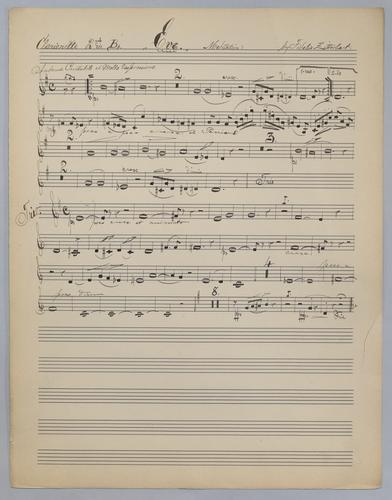 Meditation : "Eve"- Parts: Clarinet 2