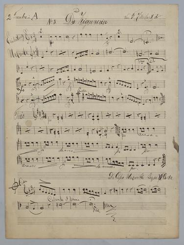 In Erwartung - Parts: Trumpet 1 and 2 in A,