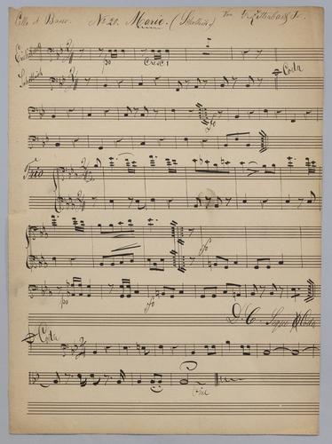 Marie : Schottish - Parts: Cello and Bass