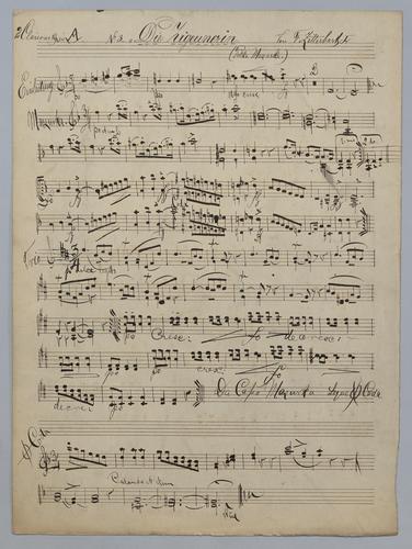 In Erwartung - Parts: Clarinet 1 and 2 in A,