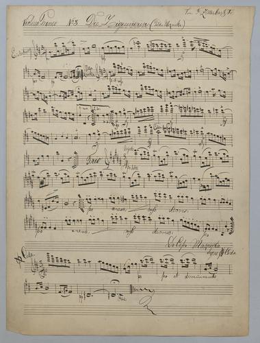 In Erwartung - Parts: Violin 1,