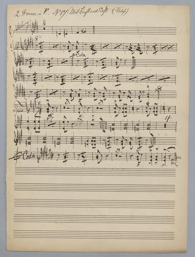 Vom Herzen gerne - Parts: Horn 1 and 2,
