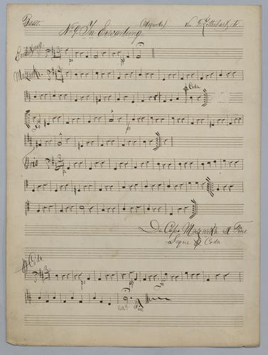 In Erwartung - Parts: Bass,