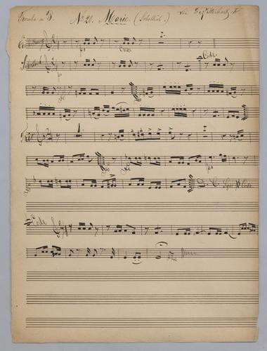 Marie : Schottish - Parts: Trumpet in B