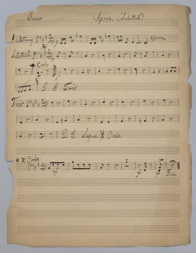 Agnes : Schottish - Parts: Bass