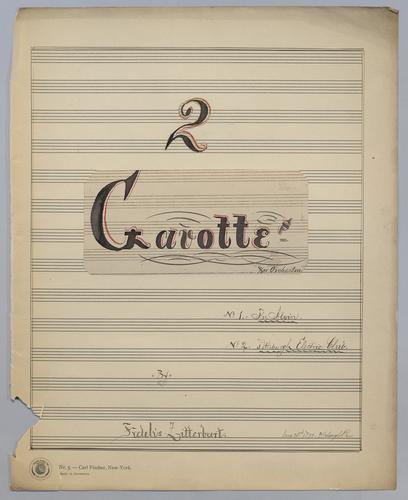 2 Gavottes - Parts: Flute