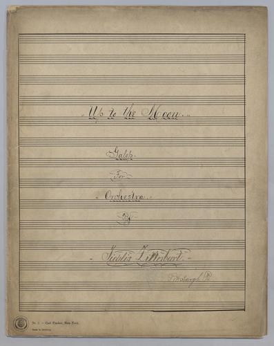 Up to the Moon : Galop - Score