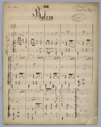 Bolero - Score