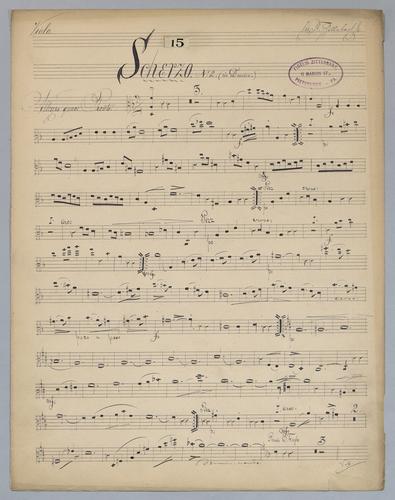 Scherzo : No. 2 - Parts: Viola