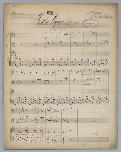 Youth's Voyage - Score