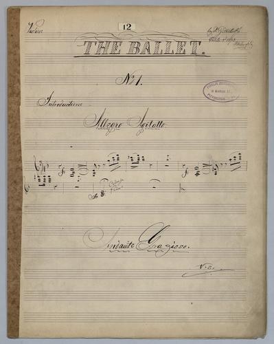 The Ballet : [no.] 1 - Parts: Violine