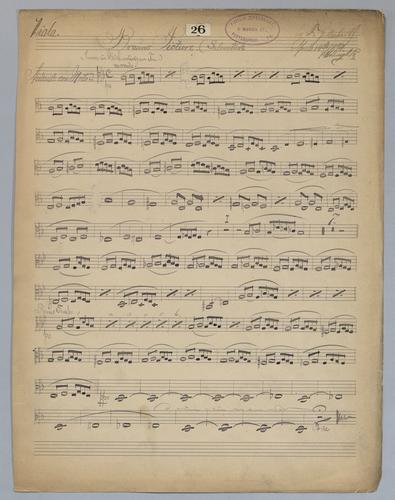 Brauns Picture - Parts: Viola
