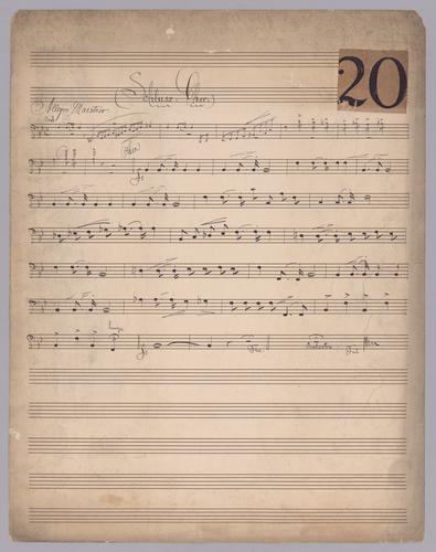 Schluss Chor - Unidentified part