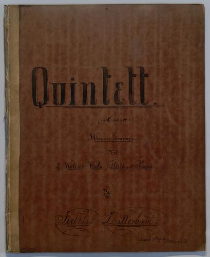 Quintett : in C Minor - Score