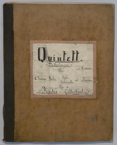 Quintett : in F Minor - Score
