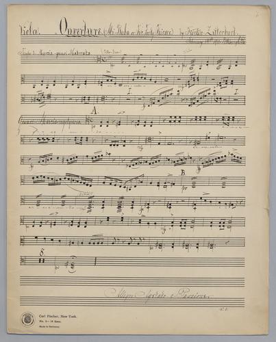 Ouverture : Ali-Baba - Parts: Viola