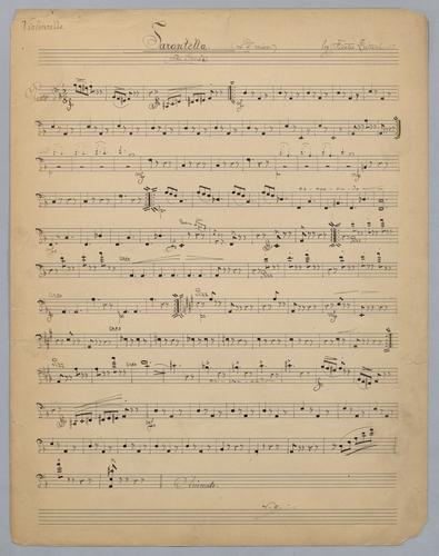 Tarantella - Parts: Violoncello