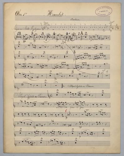 Hamlet : Ouverture - Parts: Oboe 1