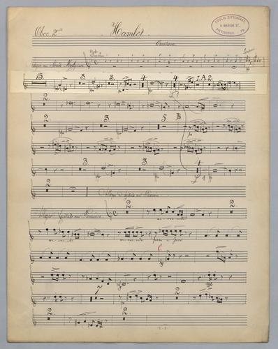 Hamlet : Ouverture - Parts: Oboe 2